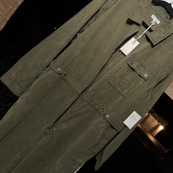 LAST OFFER! Good American Oversized Aviator’s Twill Jumpsuit Sz 6 (18) 3XL Cl:GN - Picture 10 of 16